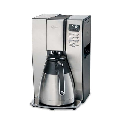 Oster Cafetera Gourmet Collection con jarra térmica | Jarrá Térmica, Sistema de Colado, Apagado automático, panel digital, mantiene el café caliente