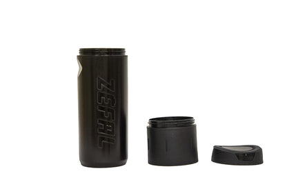 Zefal Z-Box L Caja de Almacenamiento de Herramientas – 0,8 L Impermeable Cápsula de Herramientas de Bicicleta para jaulas de Botellas, Cierre de tapón de Rosca, Estuche Compacto de Polipropileno