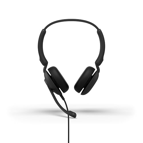 Jabra Evolve 10 Auriculares con Cable con micrófono con cancelación de Ruido para Uso en PC/portátil, fácil configuración USB-A, Certificado TCO, diseño Ligero, Llamadas en línea/Controles de Volumen