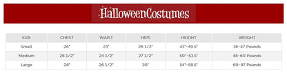 Jazwares - Disfraz oficial de Hello Kitty de Halloween para jóvenes, vestido impreso de alta calidad con diadema (S)