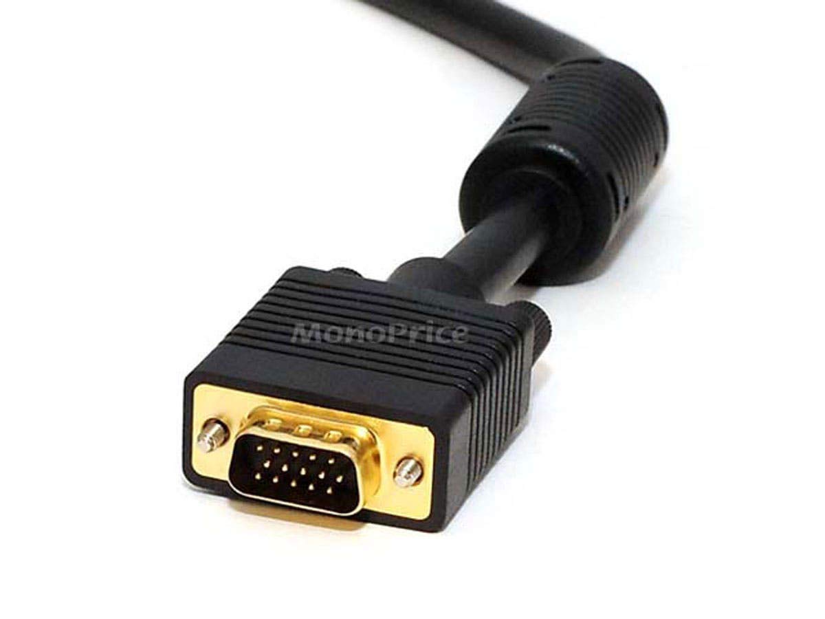 Mono 103619 50-Feet Super VGA Male to Female CL2 Rated Video Cable with Ferrites