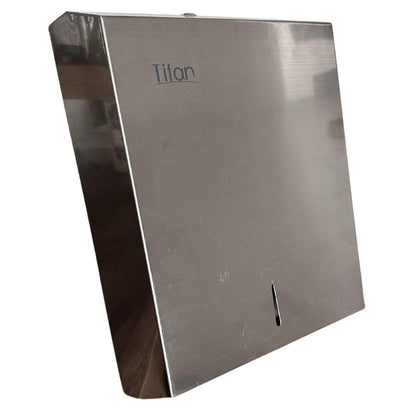 Titán Gustamar Dispensador de Toalla Interdoblada Tipo Sanitas G-228SS, Color Acero Inoxidable