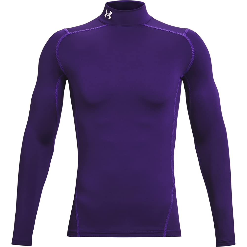 Under Armour ColdGear Camiseta de Compresión, Hombre - Púrpura# - M