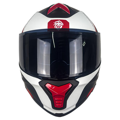 KOV Casco Thunder Revenge Rojo Abatible Dot Talla M