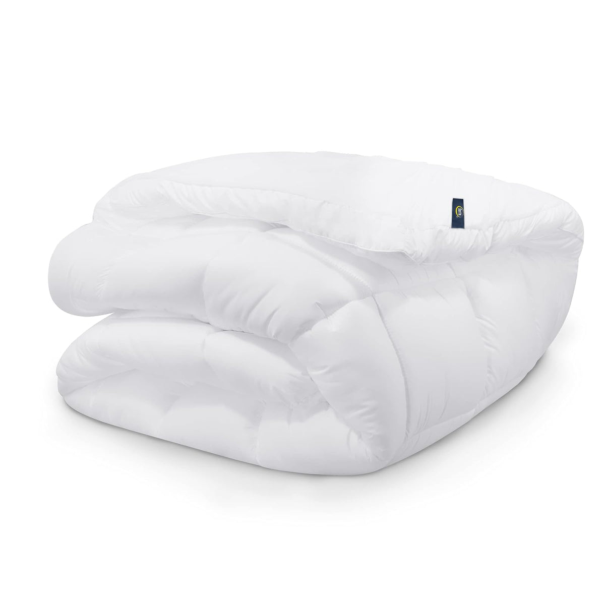 Serta Down Illusion - Protector de colchón para Cama King, Color Blanco