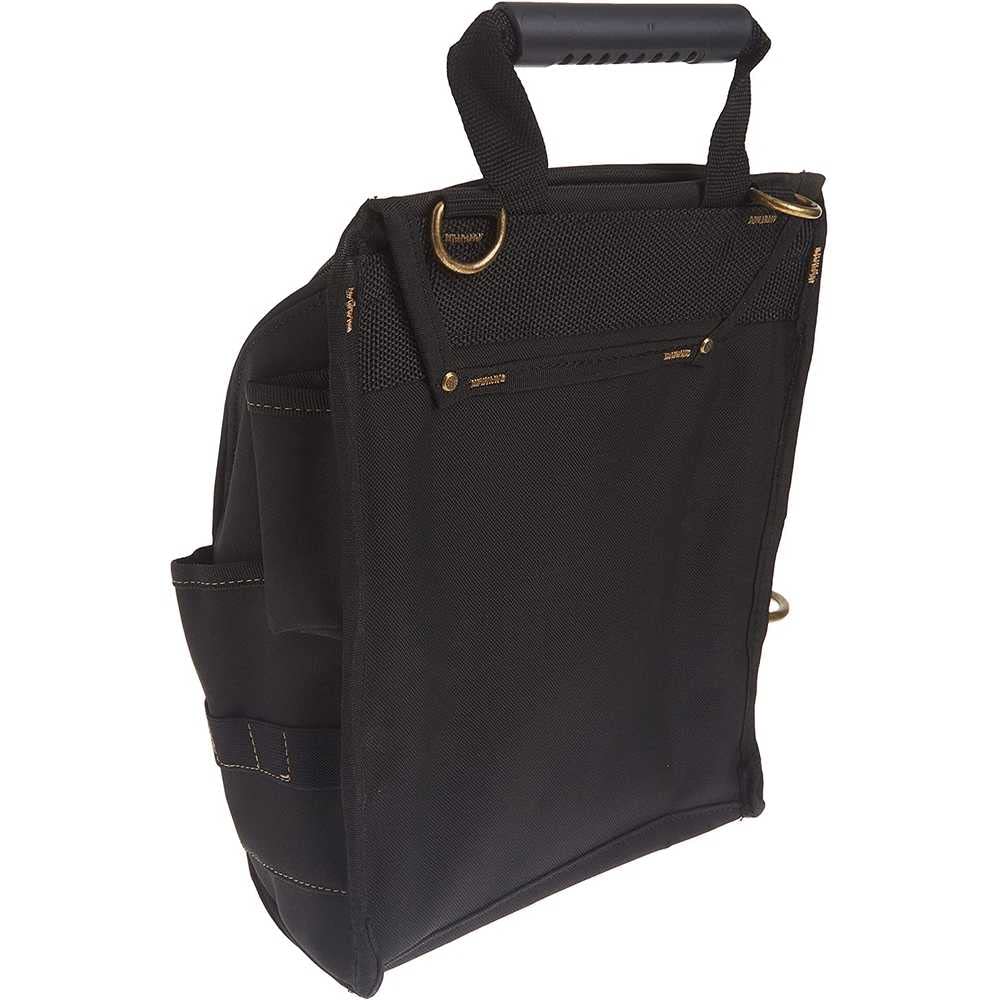Custom LeatherCraft 1509 Bolsa para Herramientas de Electricista Profesional con 21 Bolsillos con zíper
