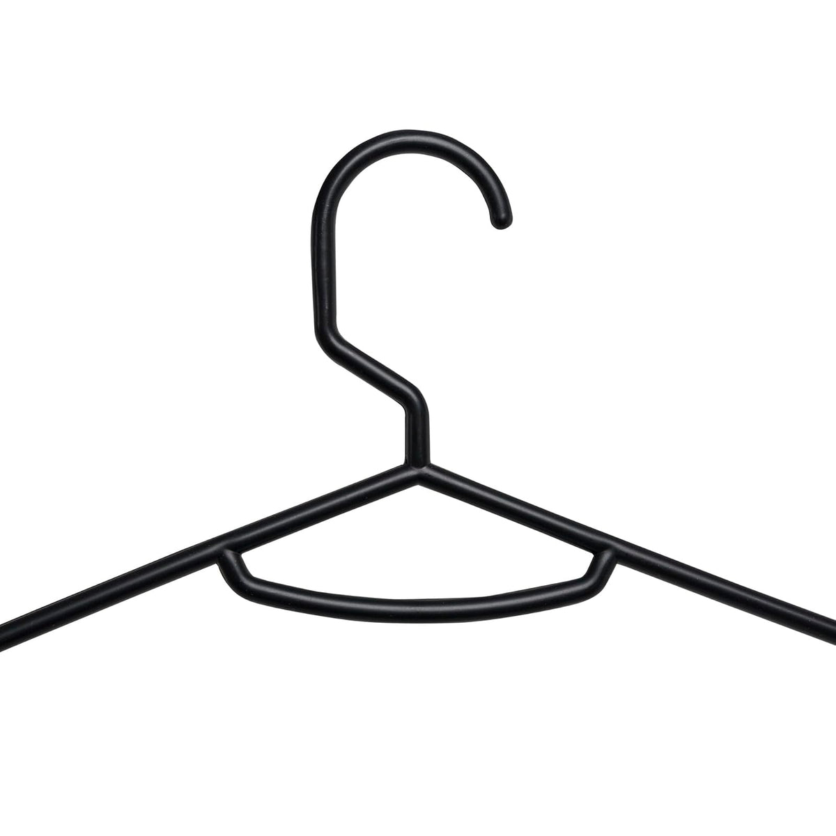 Honey-Can-Do HNG-01520 Recycled Plastic Hangers, Black, 15-Pack