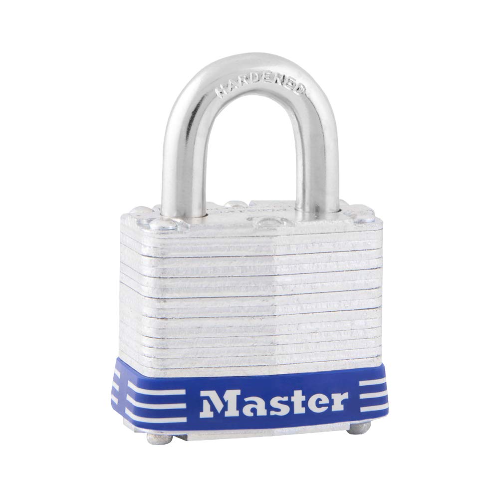 Master Lock 3DLF Candado Laminado 40 mm con Gancho Largo - 3 - 4 Inch Shackle