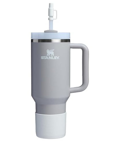 Stanley Quencher - Tapa de Tapa para Botas y popote, Protector de Silicona Antideslizante para Vaso con asa, Juego de Accesorios para Taza de Beber de Acero Inoxidable, sin BPA