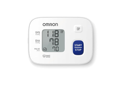 OMRON Baumanómetro automático de muñeca RS1 (HEM-6160-E) compatible con app OMRON connect