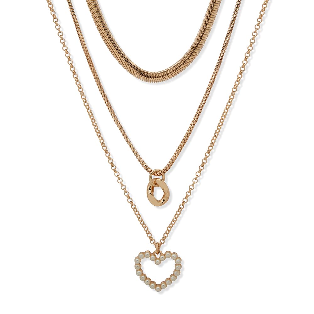 Nine West Collar Dorado Circular Para Mujer