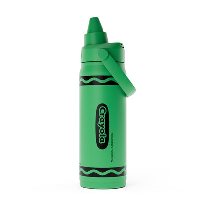 CamelBak Crayola Chug Botella de Agua de Acero Inoxidable, 473 ml (16 oz) - 16 Ounces - Verde