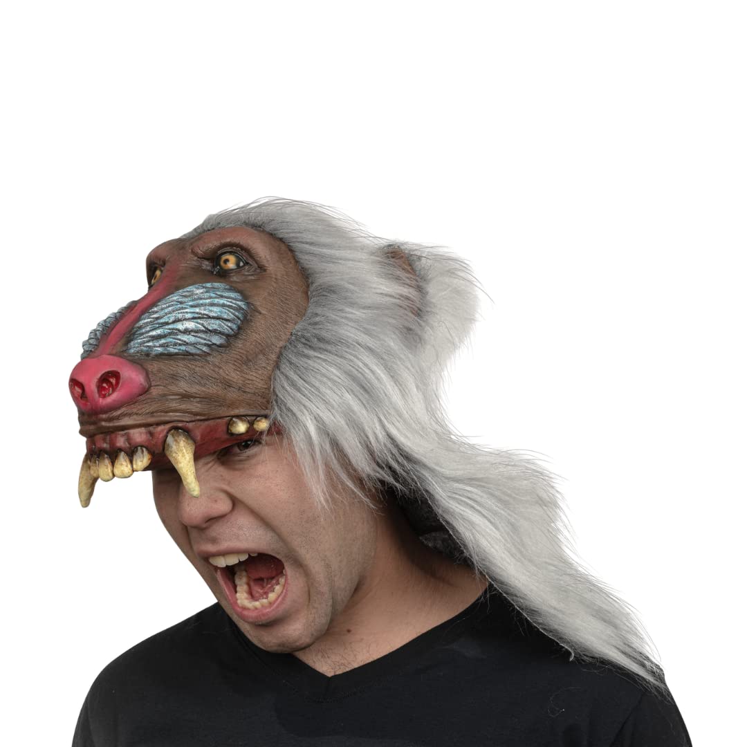 Mandril Helmet, Casco de Rafiki del Rey Leon, Accesorios Ideales para Halloween y Fiestas de Disfraces