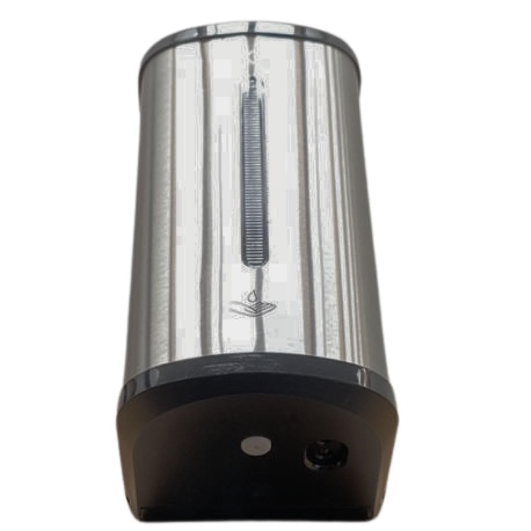 Titán Gustamar Jabonera Automática Empotrable a la Pared para Baños Públicos/Dispensador Automático de Jabón Líquido para Manos o Gel Antibacterial G-90SS en Acero Inoxidable