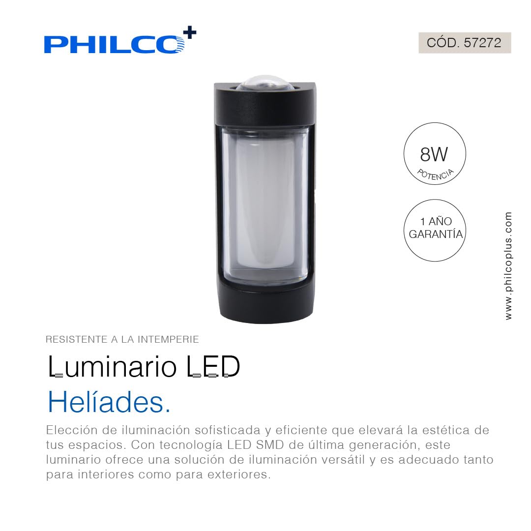 Philco Luminario LED Helíades. Sofisticado y eficiente de Potencia