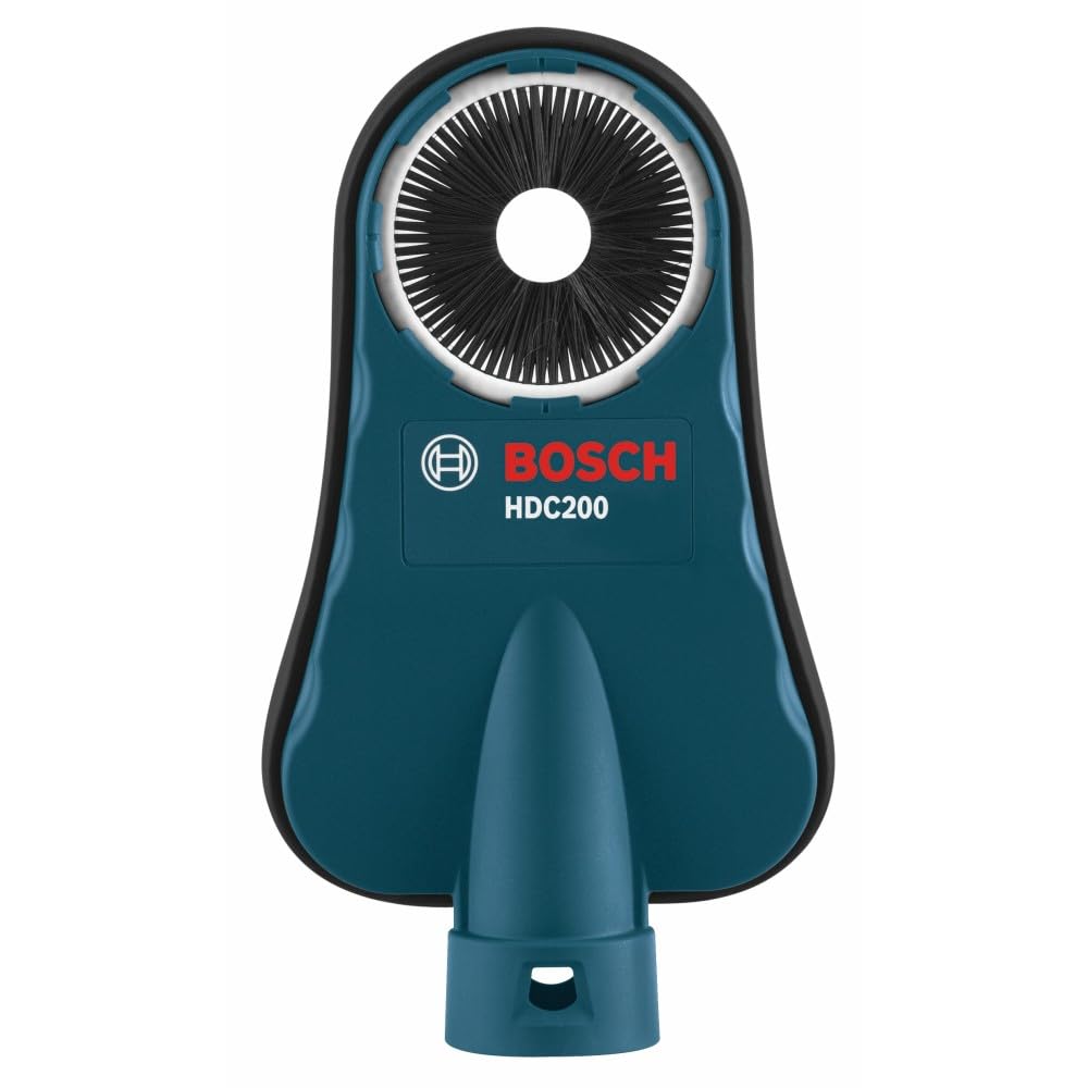 BOSCH HDC200 SDS-Max - Accesorio para recoger polvo para taladro | Cámaras de aire duales, sujetan la extracción de pared, se adapta a brocas de 1,6 cm y 2,5-1 cm, colector de polvo