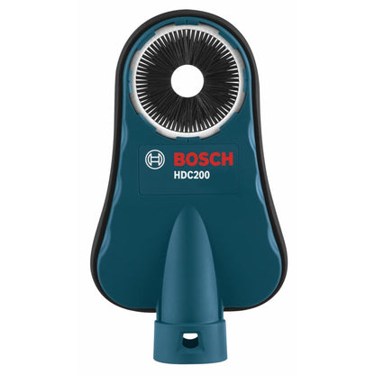 BOSCH HDC200 SDS-Max - Accesorio para recoger polvo para taladro | Cámaras de aire duales, sujetan la extracción de pared, se adapta a brocas de 1,6 cm y 2,5-1 cm, colector de polvo