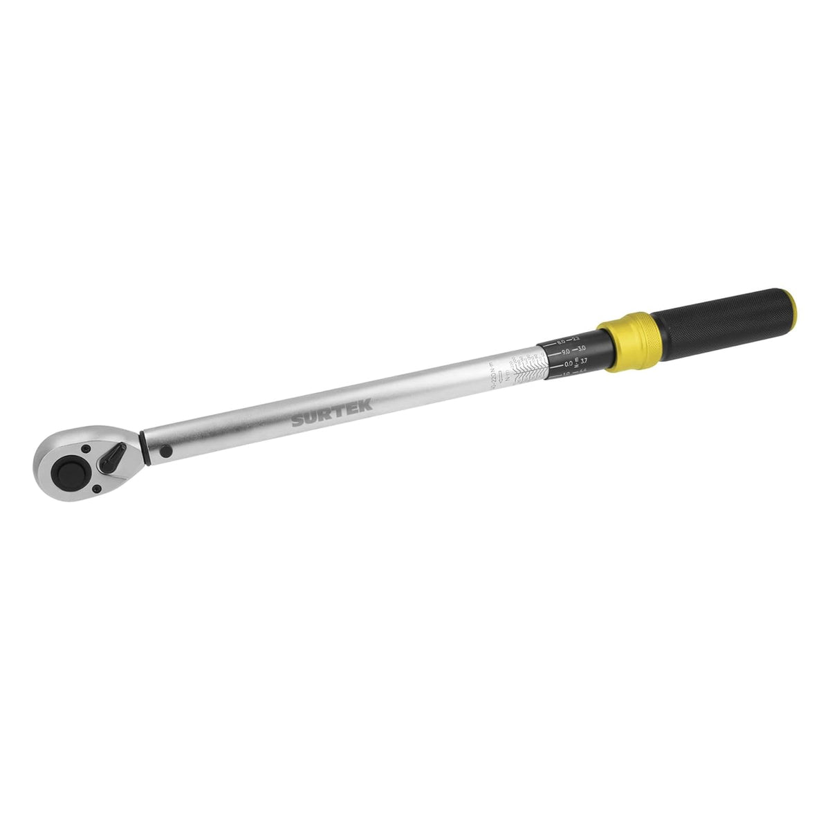 Surtek 538D Torquímetro de trueno una escala dual cuadro de 3/8", 20-120 Nm (15-88.5 ft-lb)