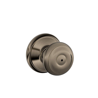 Schlage Perilla para Puerta Interior Varios Acabados - Peltre antiguo - Estándar - Privacidad