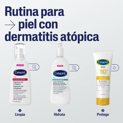 Cetaphil Pro AR Calm Control Espuma de Limpieza Facial Piel Sensible 236 ml | Con glicerina, alantoína y cafeína; limpia sin resecar, alivia ardor, comezón y suaviza piel con tendecia a enrojecimiento.