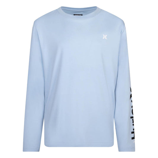 Hurley Boys' Long Sleeve UPF 50+ Rash Guard Swim Shirt
