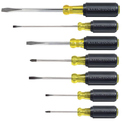 Klein Tools 85076 Juego, 7 Desarmadores con Mango Acojinado