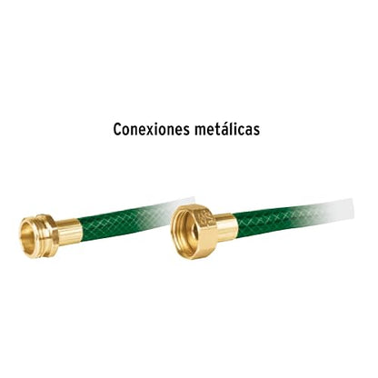 Pretul MAN-20X1/2PM, Manguera 1/2" reforzada 3 capas conexiones metal 20 m