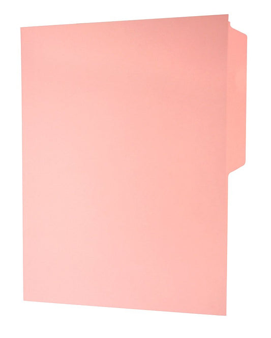Oxford M750 1/2 PIN Fólder Manila Tamaño Carta Ceja 1/2, Caja de 100, Color Rosa