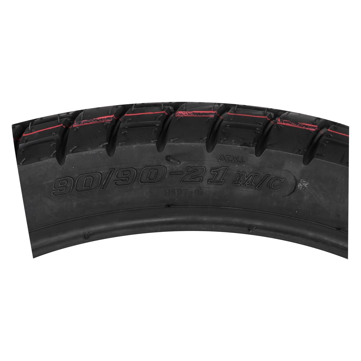 BIKALL Llanta para Motocicleta 90/90-21 TT 8 Capas, APY-093