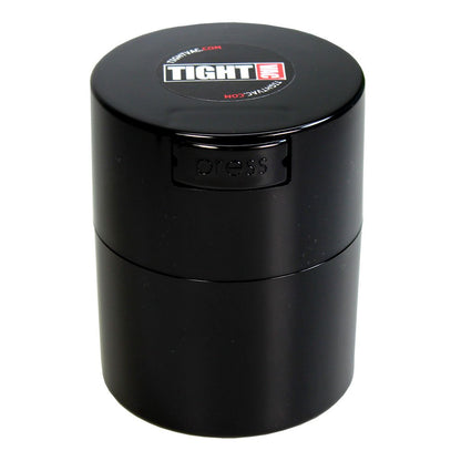 Tightvac – 14 g a 85 g hermético, multiusos, Sello de vacío, contenedor de almacenamiento portátil para artículos secos, comida, y hierbas, Negro sólido, .29-Liter/9-Fluid Ounce, 1