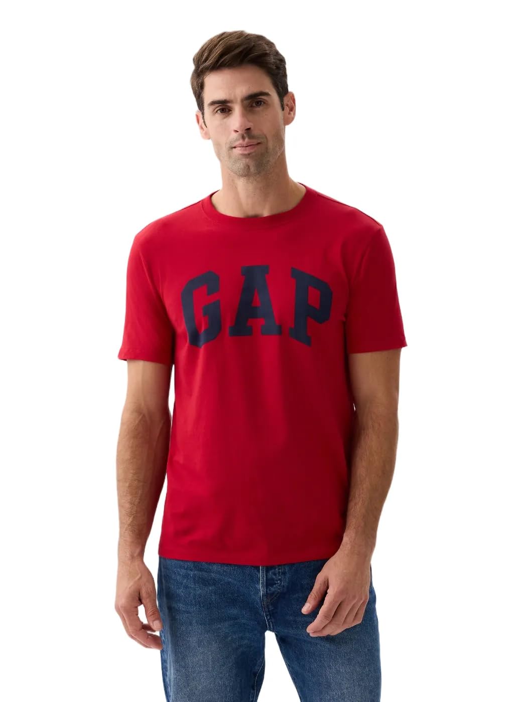 Gap Everyday Playera con Logo para Hombre - G - Manzana roja
