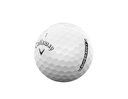 Callaway Juego de 12 Pelotas de Golf Unisex Supersoft 23 de Alto Rendimiento, Color Blanco