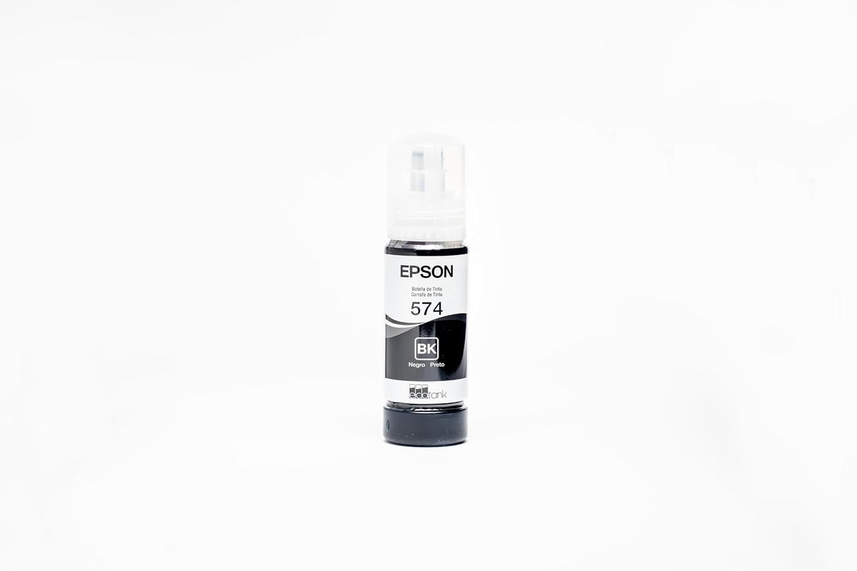 Epson Botella de Tinta Color Negro T574 65 mililitros para Impresora L8050