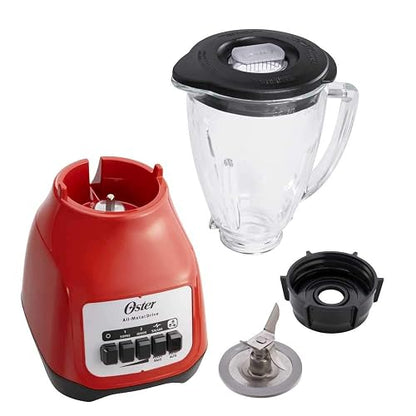 Oster Licuadora ® Con Vaso De Vidrio Y Dos Velocidades Más Pulso