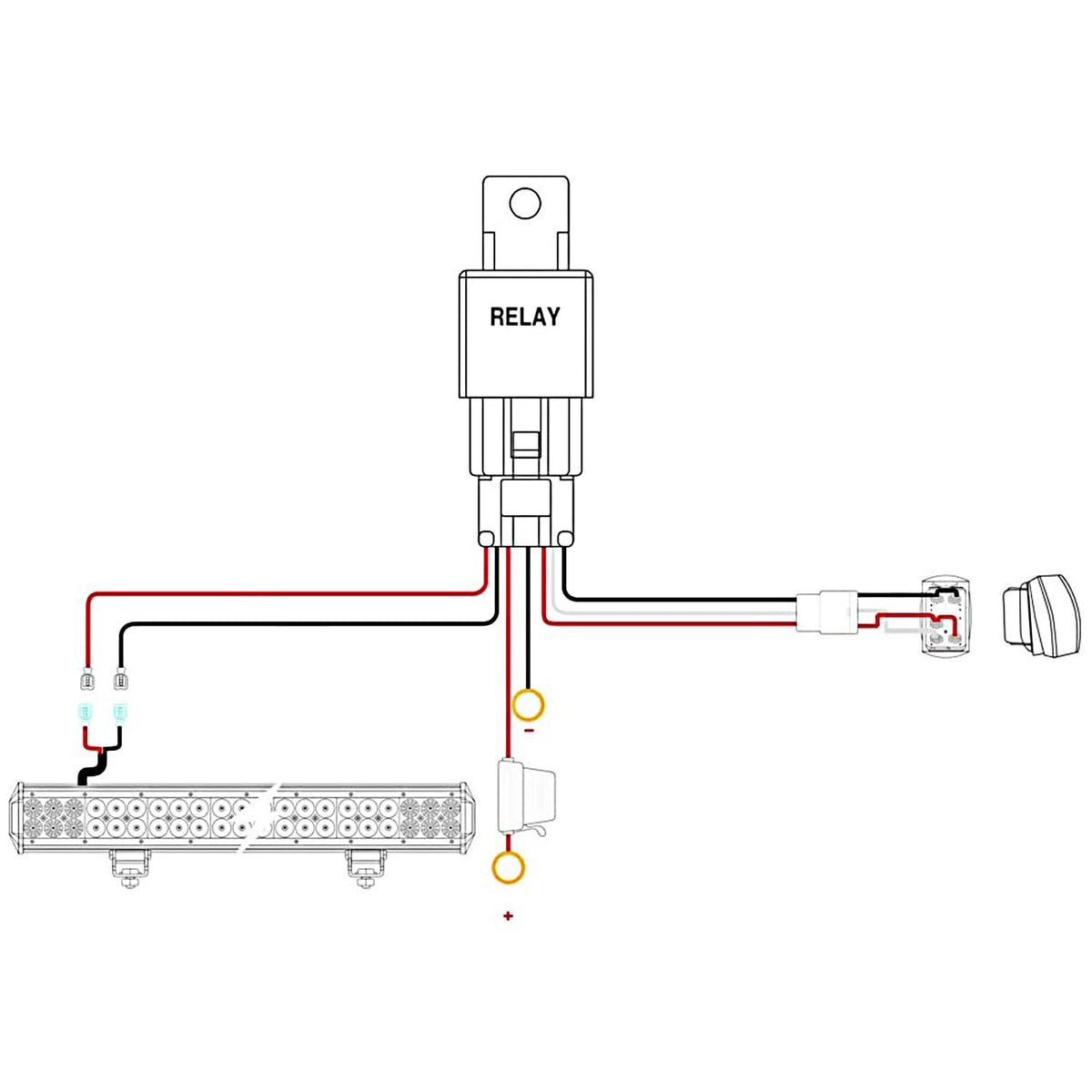 Nilight Barra de Luz LED 32 in 180 W Combo con Interruptor de 5 Pines y Arnés de Cableado, ZH079