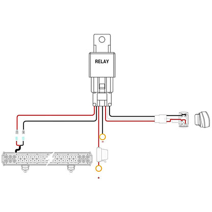 Nilight Barra de Luz LED 32 in 180 W Combo con Interruptor de 5 Pines y Arnés de Cableado, ZH079