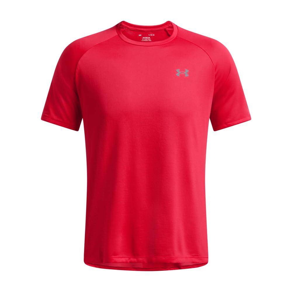 Under Armour Tech 2.0 Playera de Entrenamiento para Hombre - Rojo - XL - Sólido