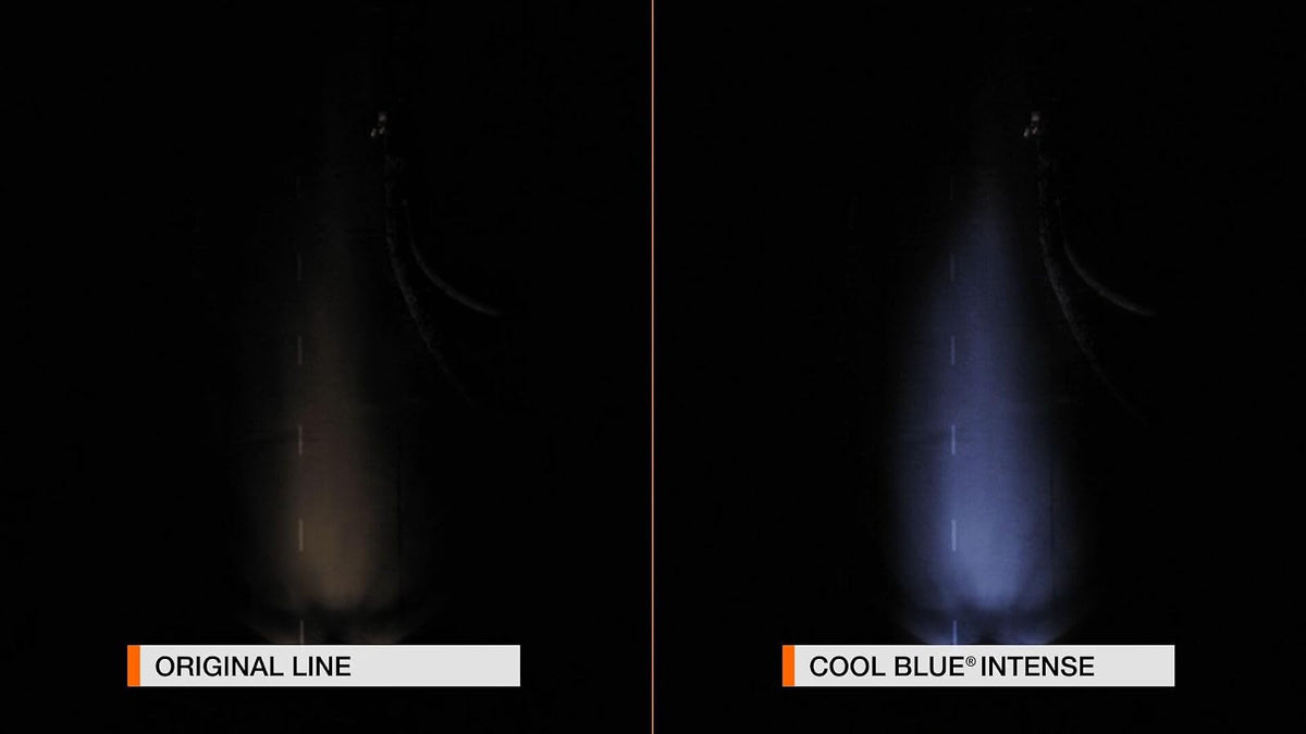 OSRAM COOL BLUE® INTENSE H7, +100% más de brillo, hasta 5000 K, lámpara halógena para faros delanteros, aspecto LED, caja plegable colgante (2 lámparas)