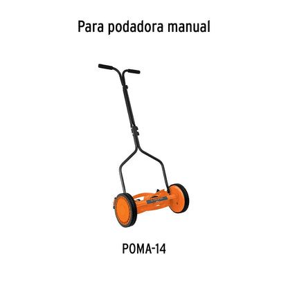 Truper R-POMA-14M, Montaje de rodillo para podadora POMA-14