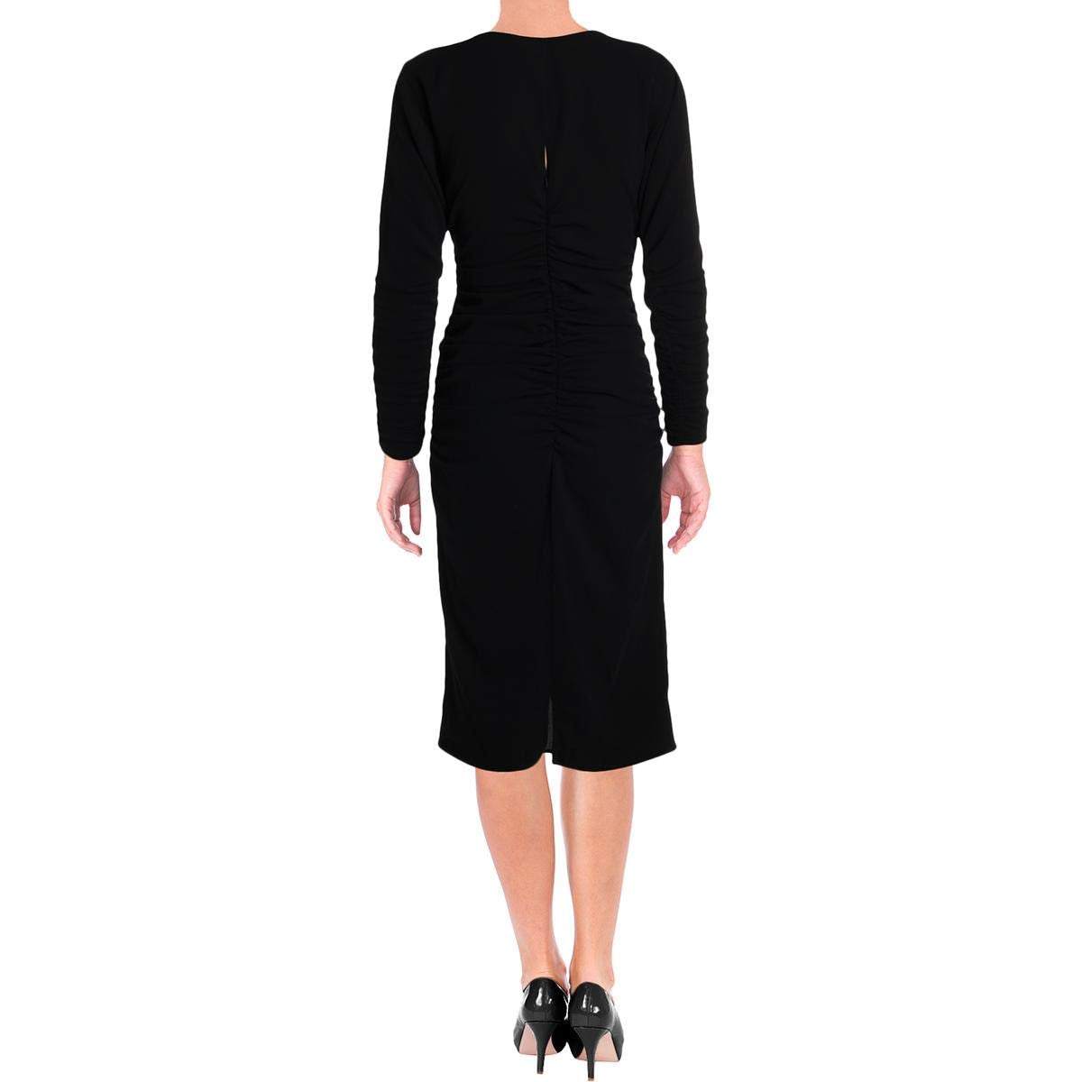 BCBGMAXAZRIA Ruched Sheath Dress Vestido Casual Mujer