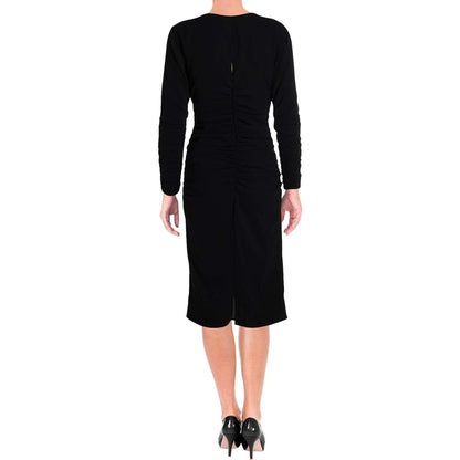 BCBGMAXAZRIA Ruched Sheath Dress Vestido Casual Mujer