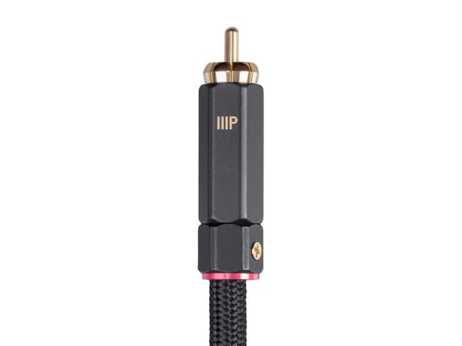 Monoprice Onix Series Digital Coaxial Audio/Video RCA Subwoofer CL2 Rated Cable, RG-6/U 75-ohm 12ft