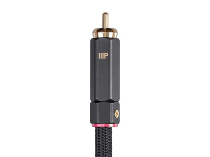 Monoprice Onix Series Digital Coaxial Audio/Video RCA Subwoofer CL2 Rated Cable, RG-6/U 75-ohm 12ft