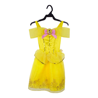 Disney Disfraz Infantil, Bella, Modelo F15382-AZN6, Amarillo, Talla 6 años
