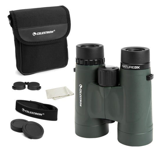 Celestron – Nature DX 8x42 – Outdoor and Birding Binocular – Fully Multi-Coated with BaK-4 Prisms – Rubber Armored – Fog & Waterproof – Top Pick Optics