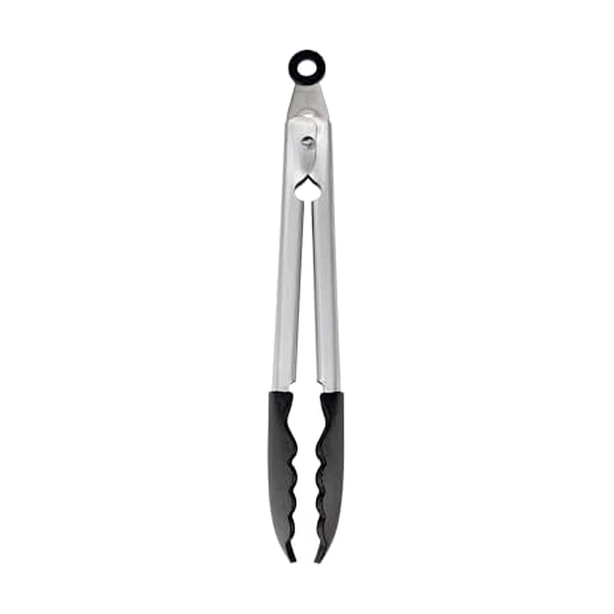 KitchenAid - Pinzas de acero inoxidable con punta de silicona, color negro, 9 pulgadas