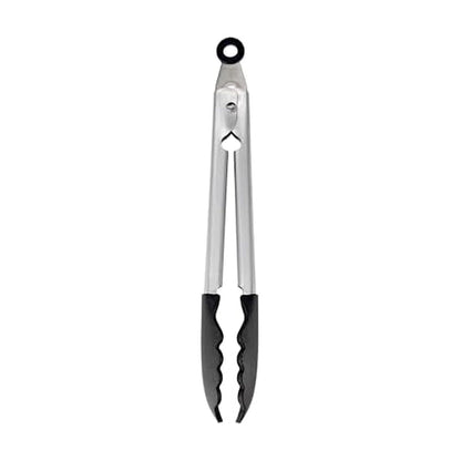 KitchenAid - Pinzas de acero inoxidable con punta de silicona, color negro, 9 pulgadas