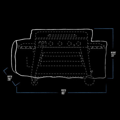 PIT BOSS 32123 4B Ultimate - Cubierta para Plancha, Color Negro