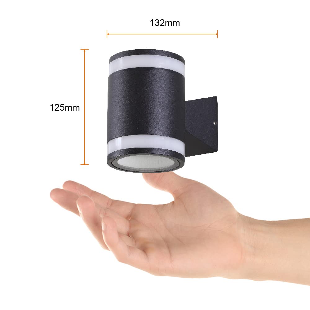 Tecnolite Lámpara de Pared Arbotante LED Exterior 6 W, Luz Suave Cálida, IP54, IK06, No atenuable, LED integrado