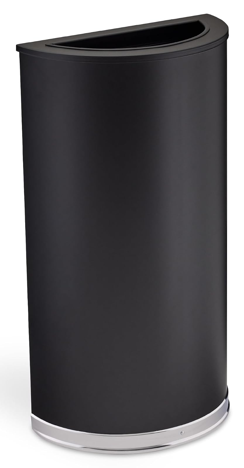 Safco 9940BL 9940BL Half Round Receptacle, Black